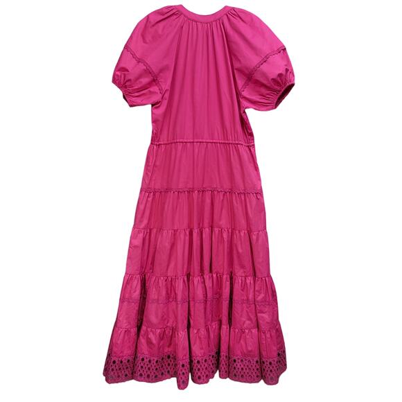 ALEXIS RAISSA TIERED MIDI DRESS, SIZE M - Picture 4 of 8